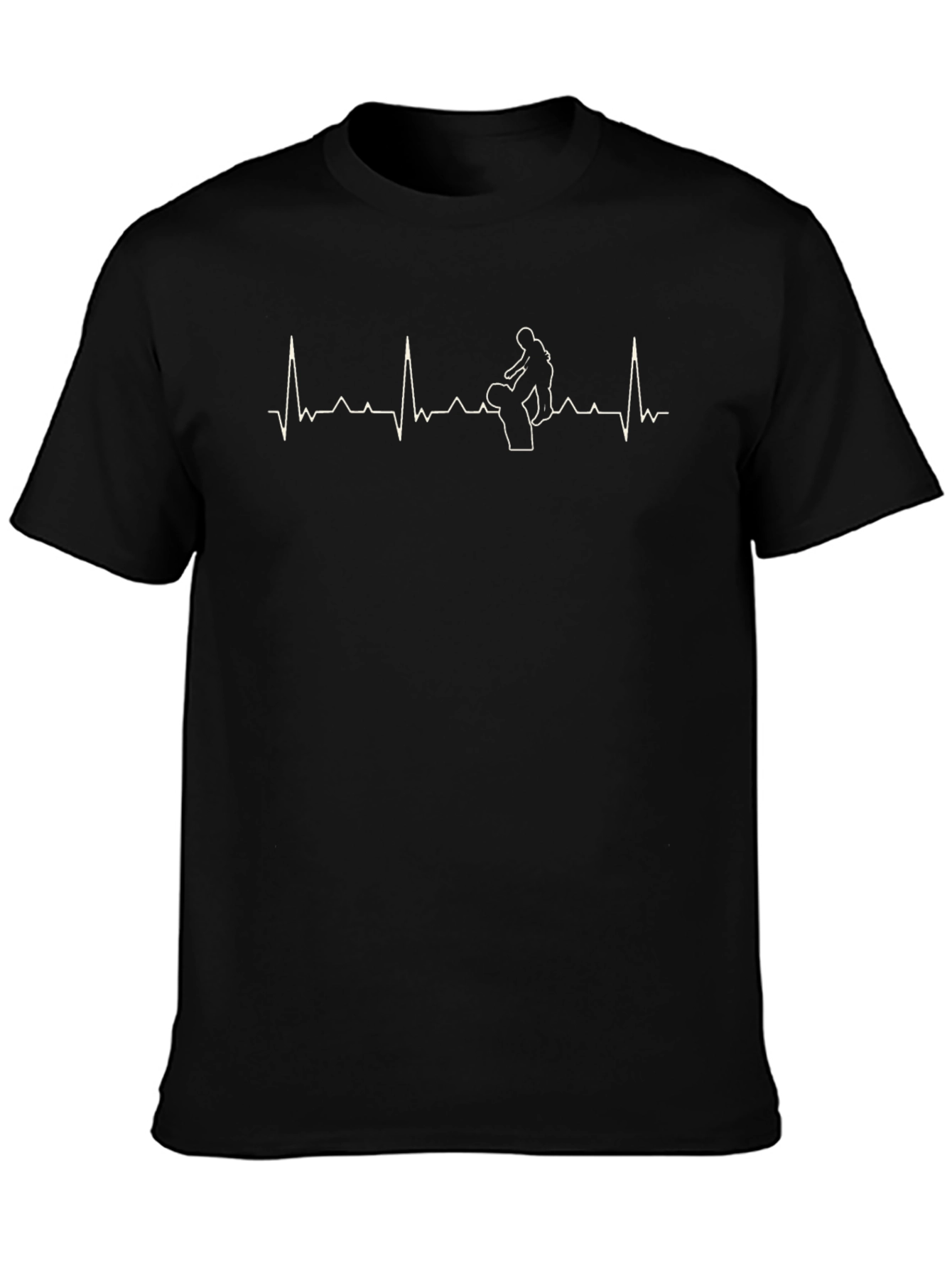 Dad Life Heartbeat Graphic Tee