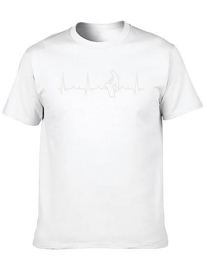 Dad Life Heartbeat Graphic Tee
