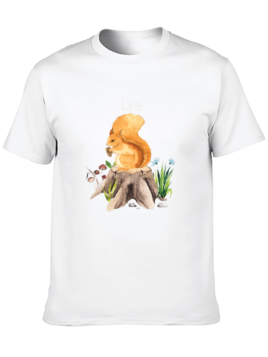 Squirrel Stump Tee - Lya Nature Lover Shirt