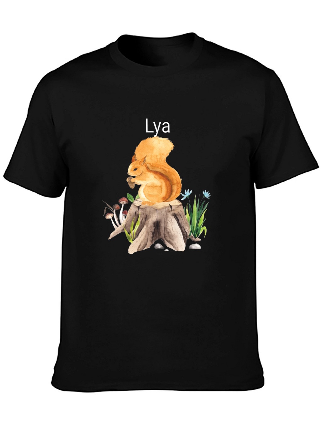 Squirrel Stump Tee - Lya Nature Lover Shirt