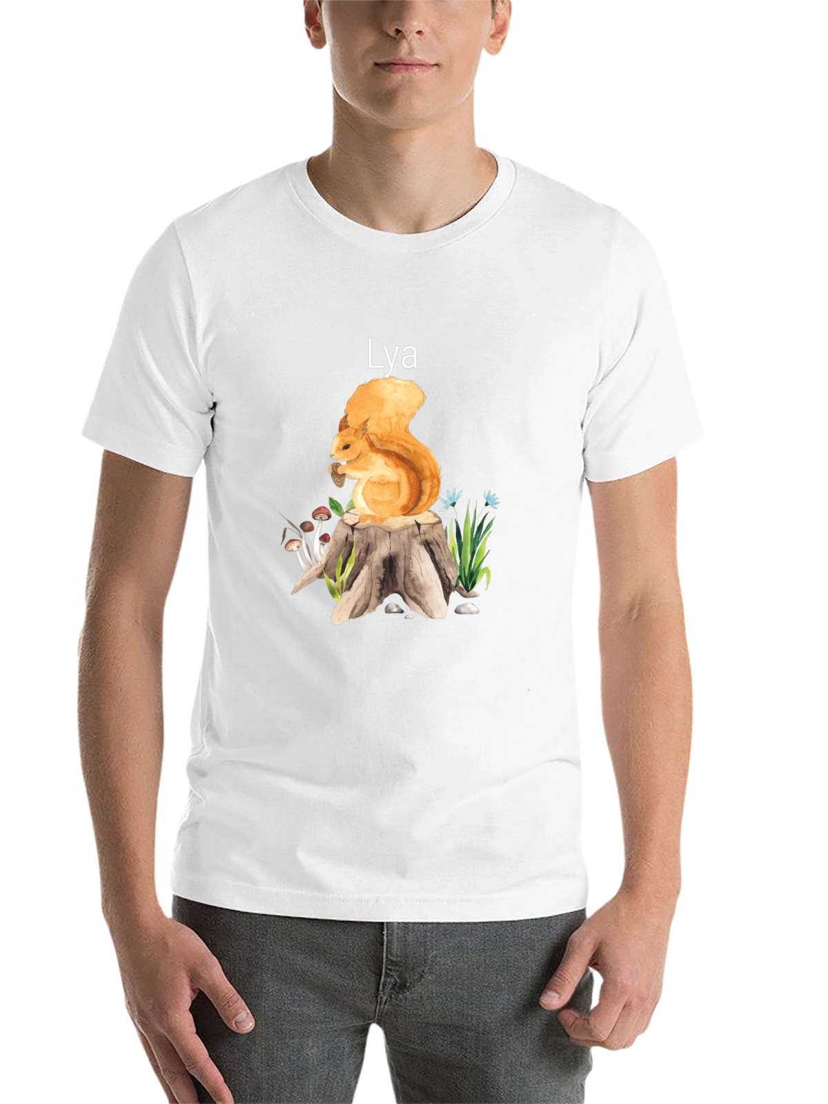 Squirrel Stump Tee - Lya Nature Lover Shirt