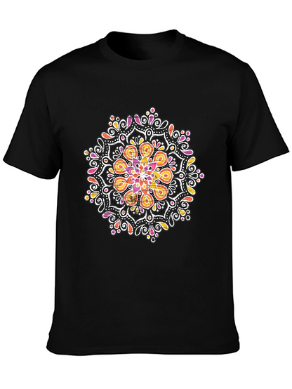 Mandala Graphic Black T-Shirt