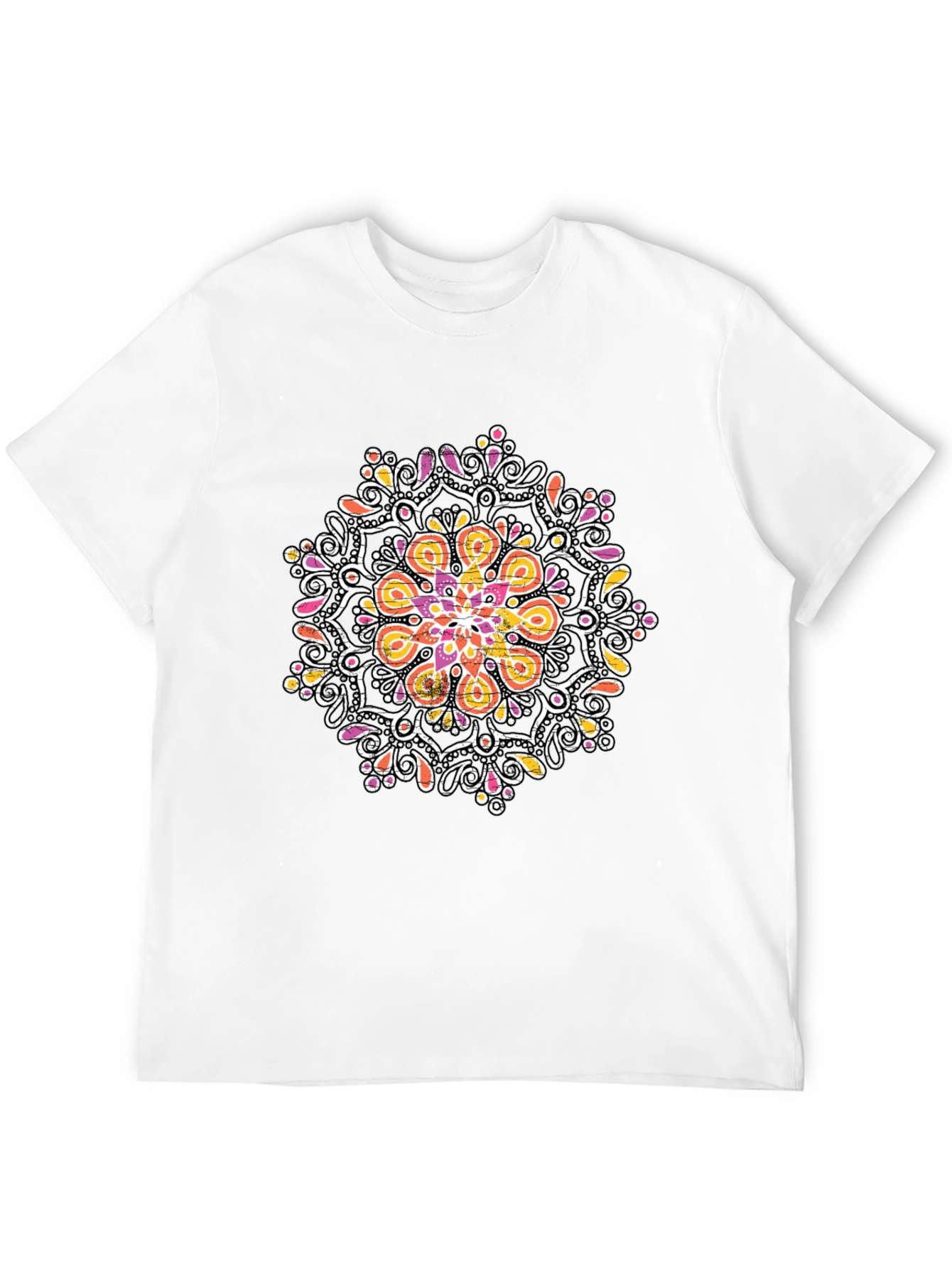 Mandala Graphic Black T-Shirt