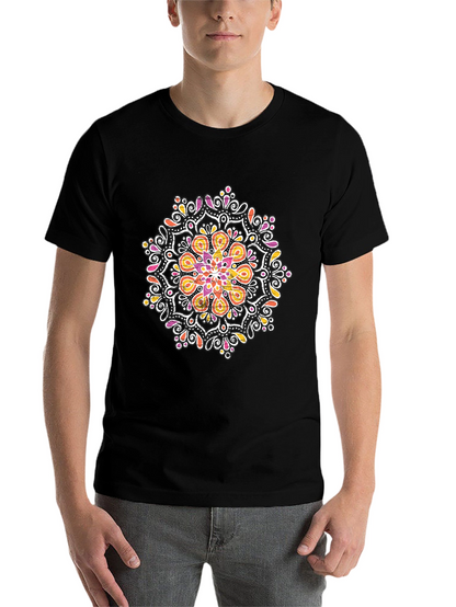 Mandala Graphic Black T-Shirt