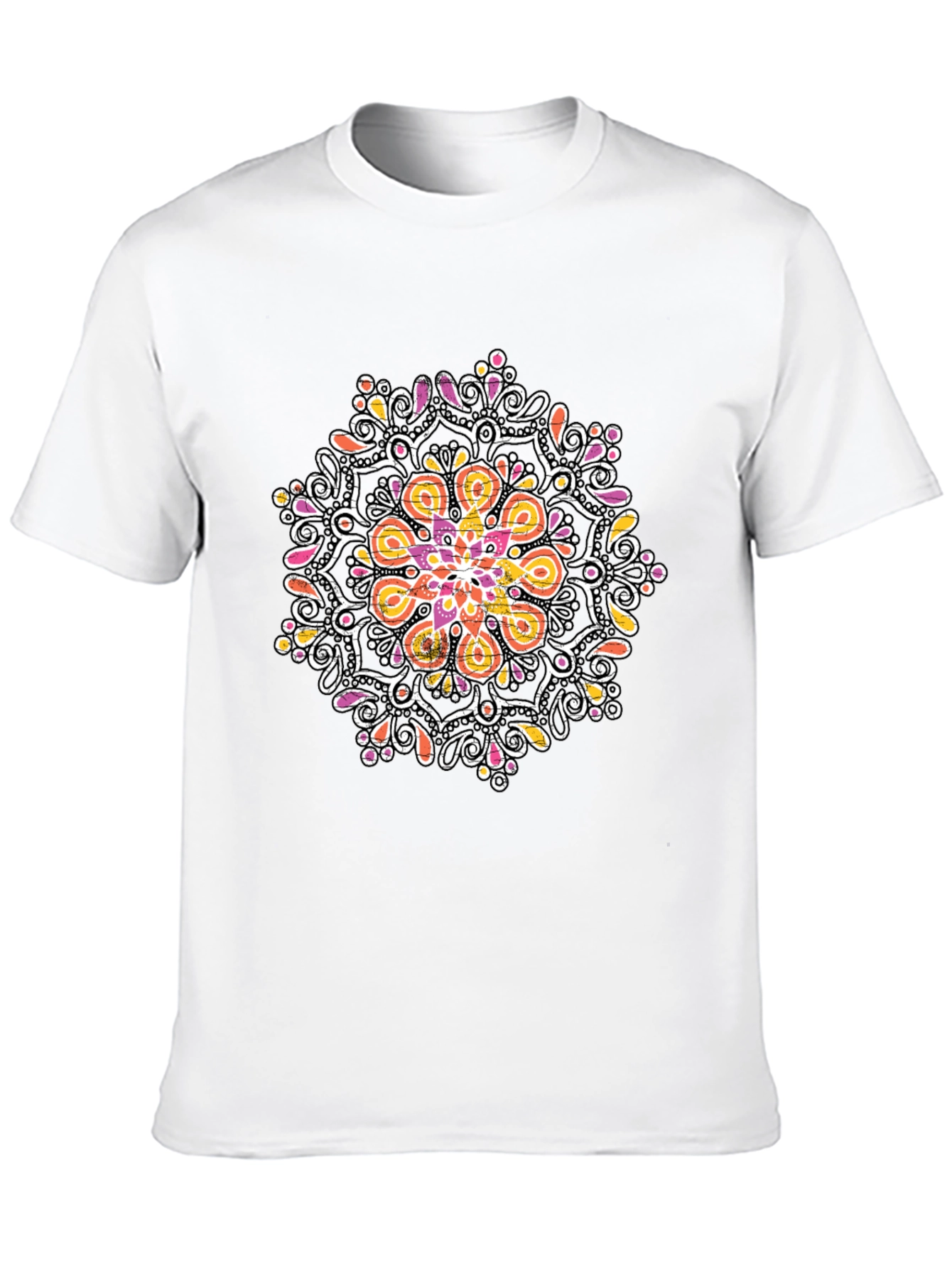 Mandala Graphic Black T-Shirt