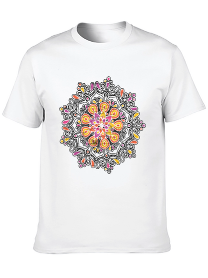 Mandala Graphic Black T-Shirt