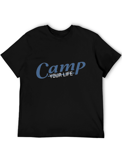 Camp Your Life Black T-Shirt