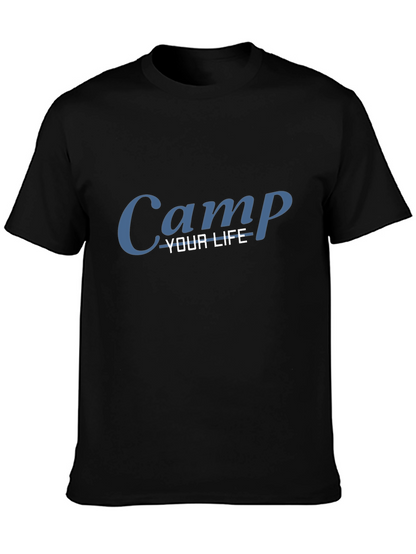 Camp Your Life Black T-Shirt