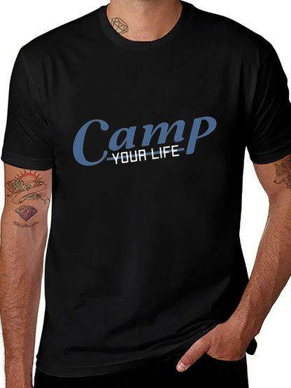 Camp Your Life Black T-Shirt