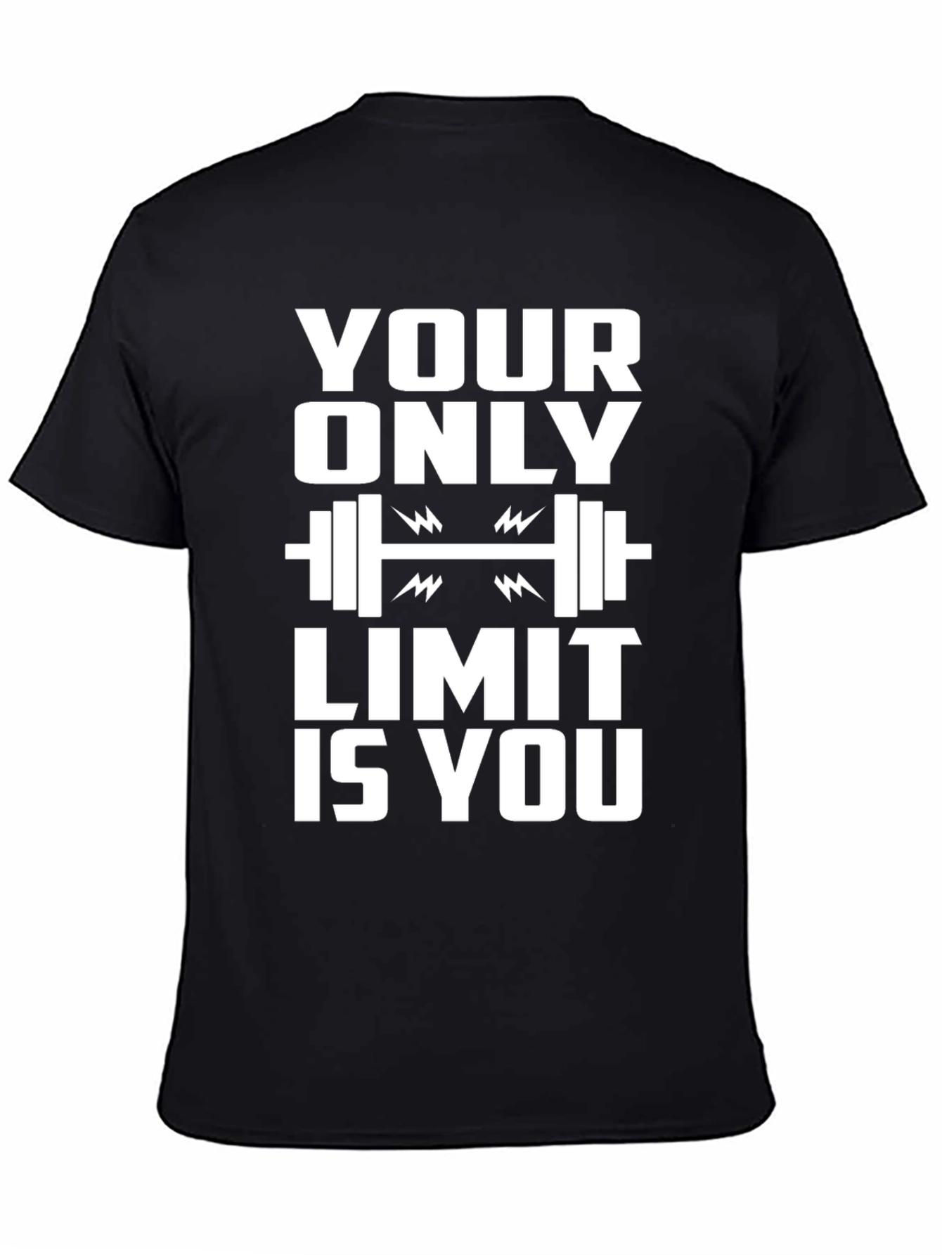 Motivational Workout T-Shirt - Your Only Limit Is You