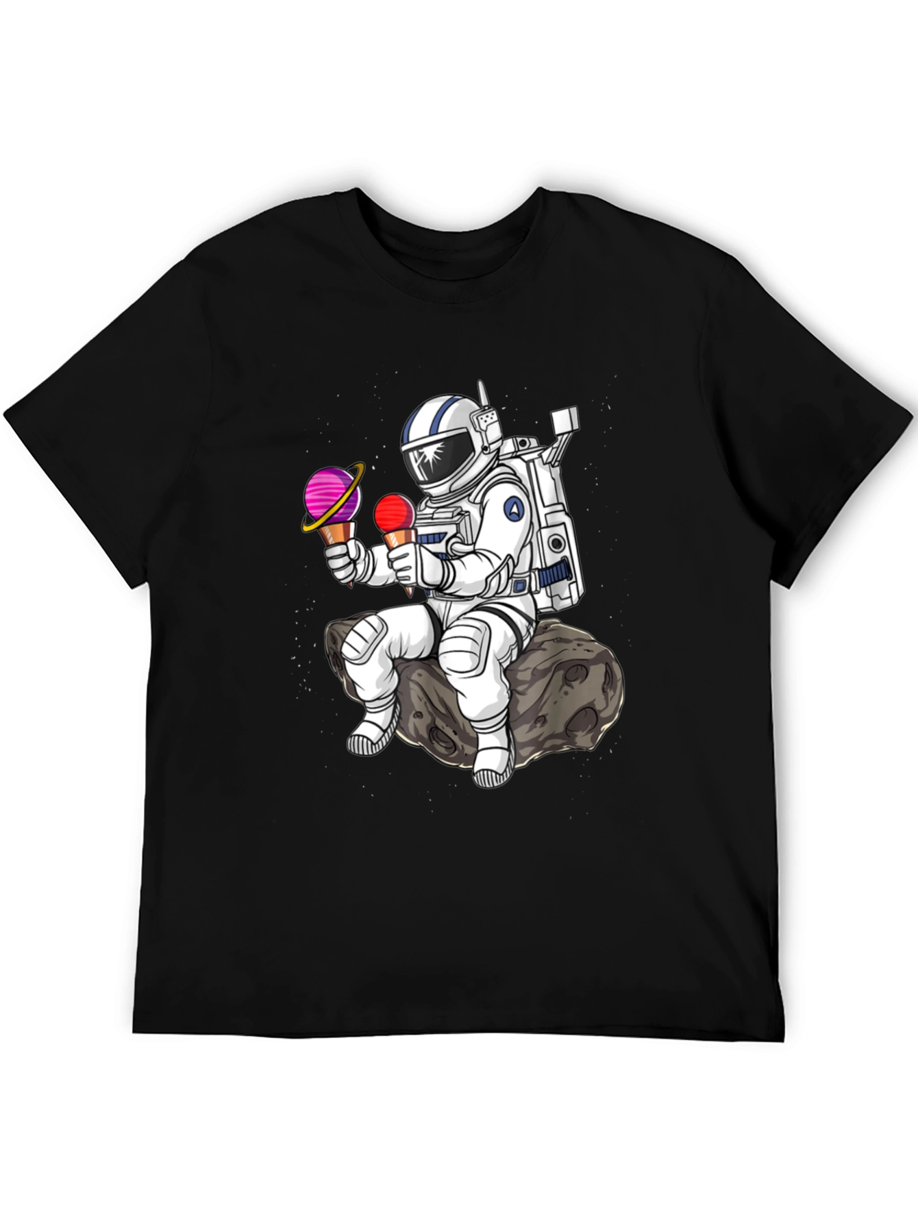 Astronaut Ice Cream T-Shirt - Space Lover Tee