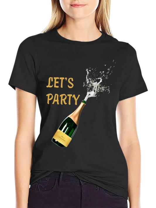 Lets Party Champagne Celebration T-Shirt