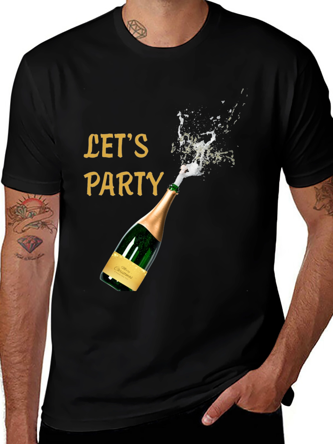 Lets Party Champagne Celebration T-Shirt
