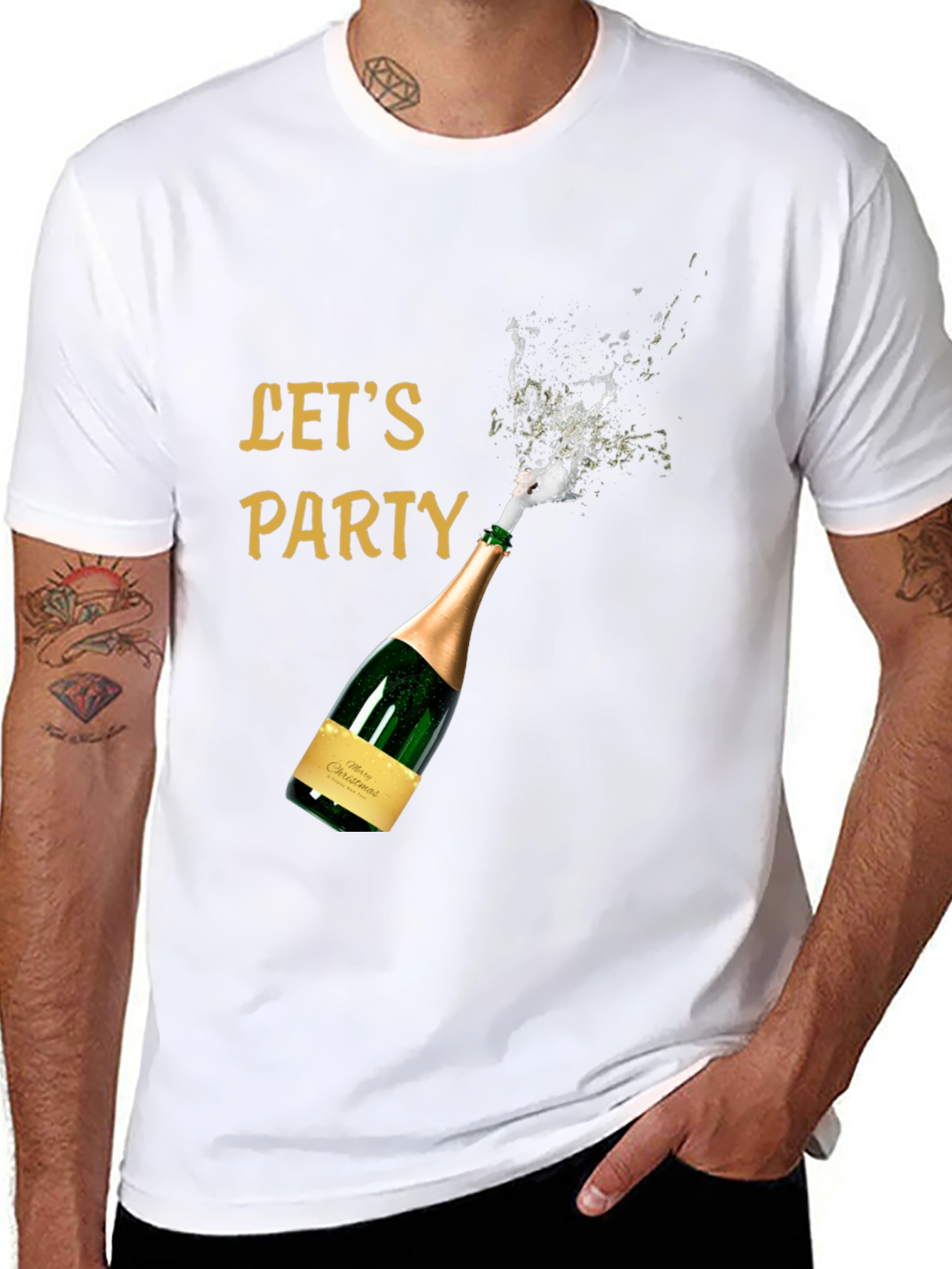 Lets Party Champagne Celebration T-Shirt