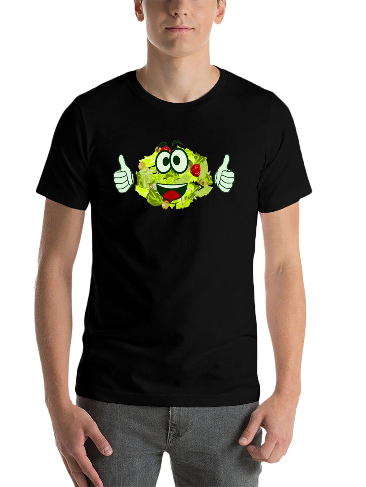 Funny Cartoon Salad T-Shirt