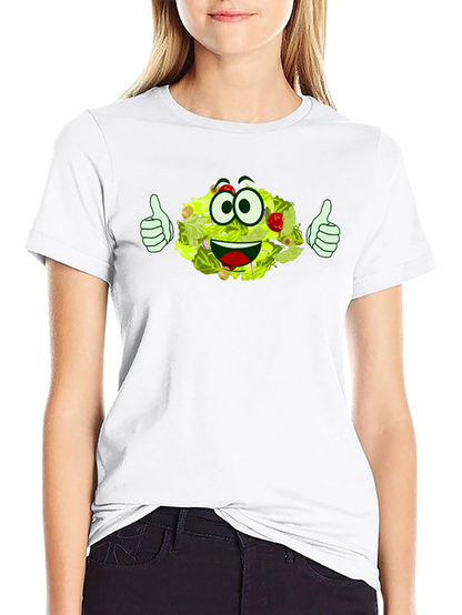 Funny Cartoon Salad T-Shirt