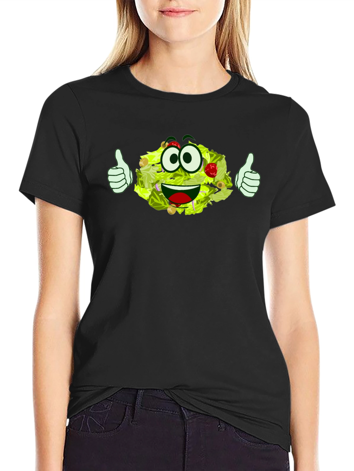 Funny Cartoon Salad T-Shirt