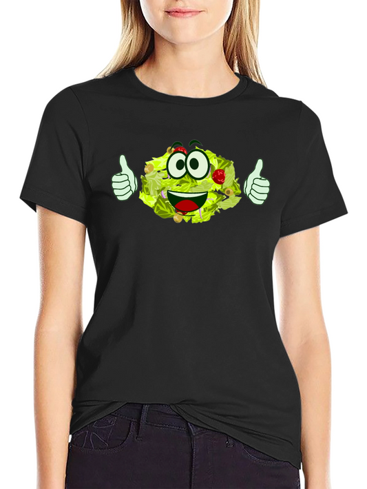 Funny Cartoon Salad T-Shirt
