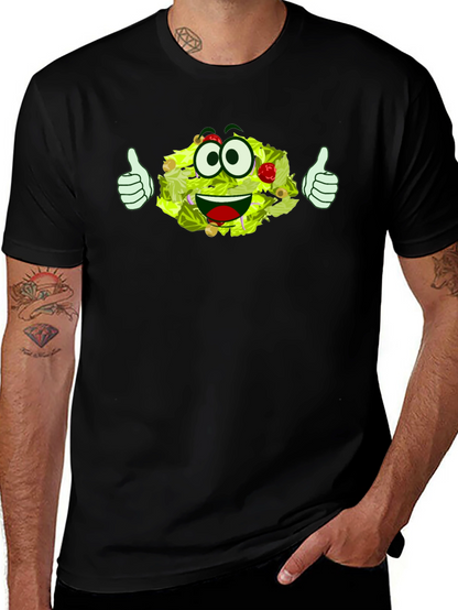 Funny Cartoon Salad T-Shirt