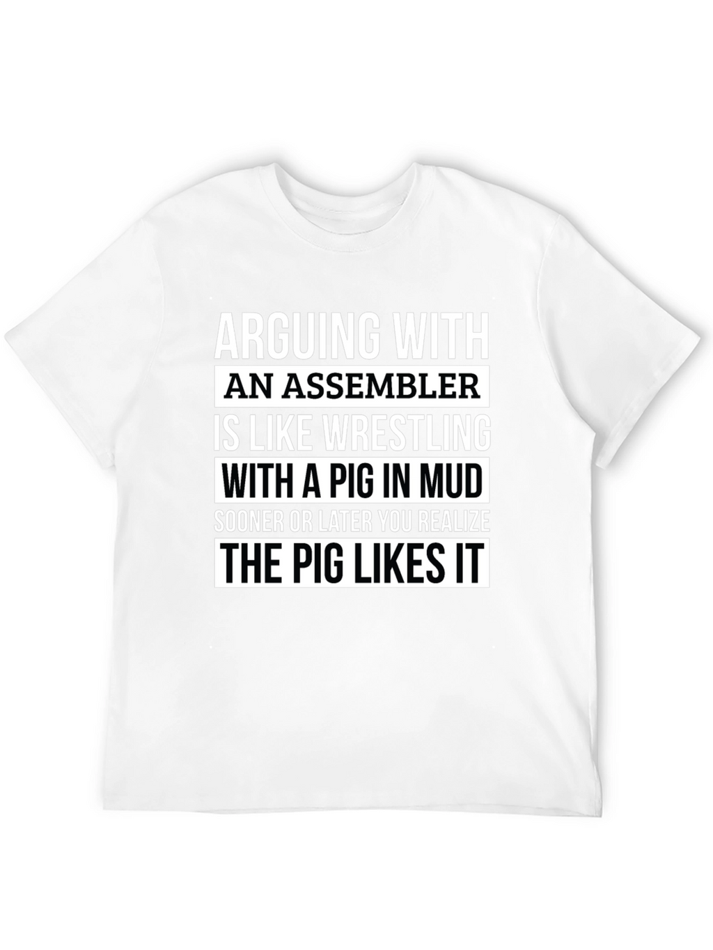 Assembler Pig Wrestling T-Shirt