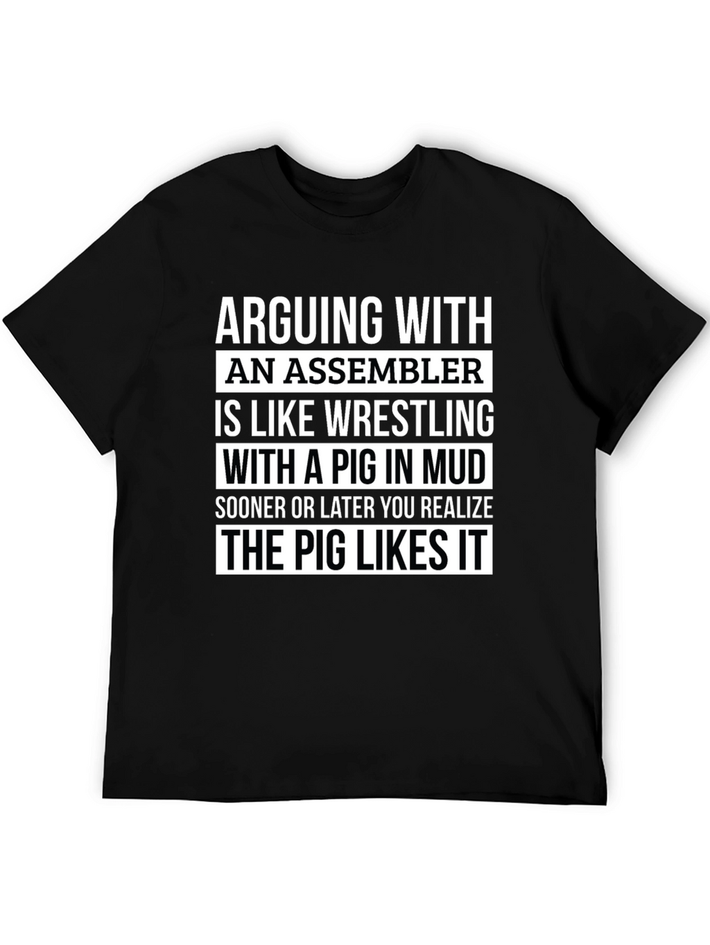 Assembler Pig Wrestling T-Shirt