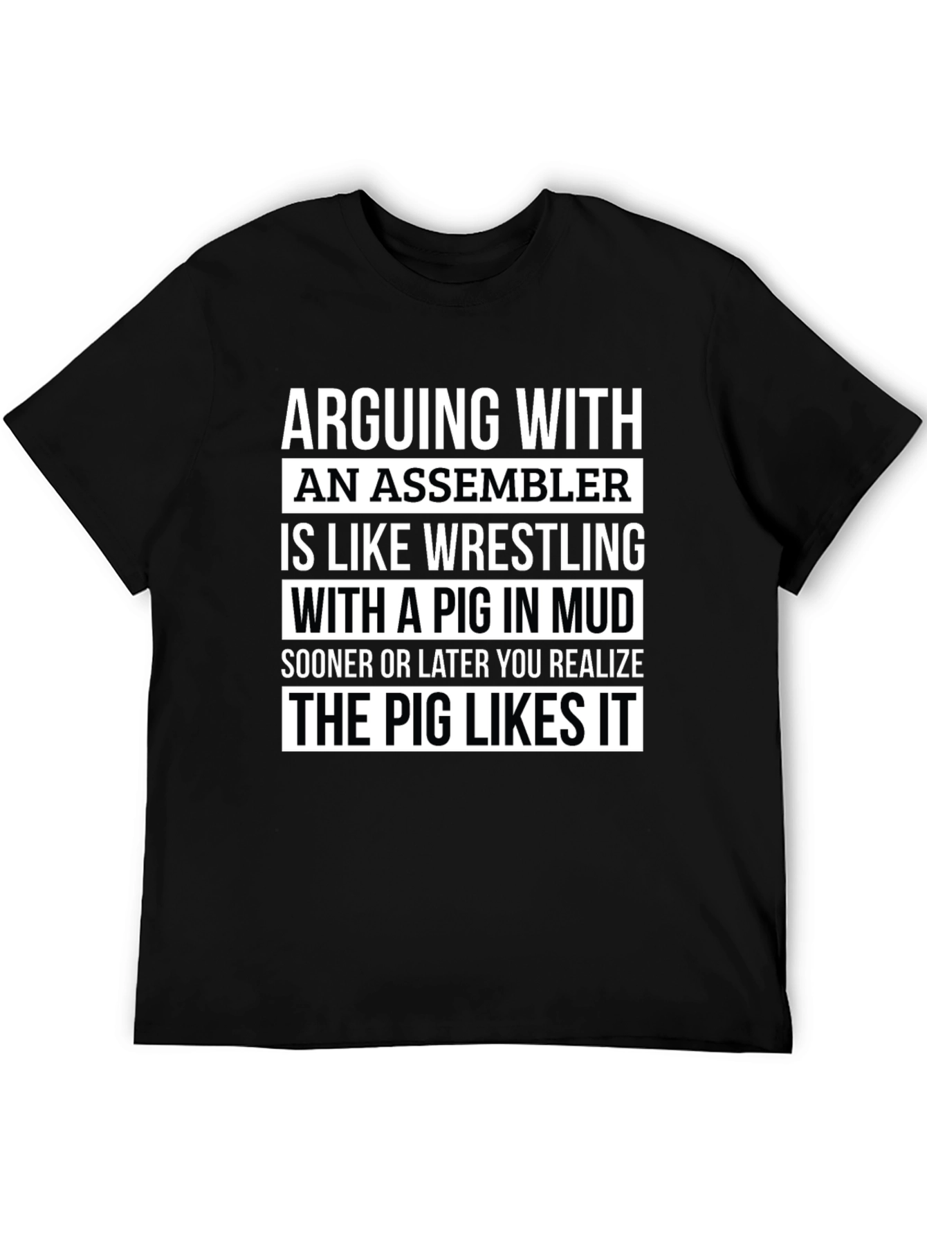 Assembler Pig Wrestling T-Shirt
