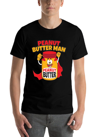 Peanut Butter Man Graphic T-Shirt