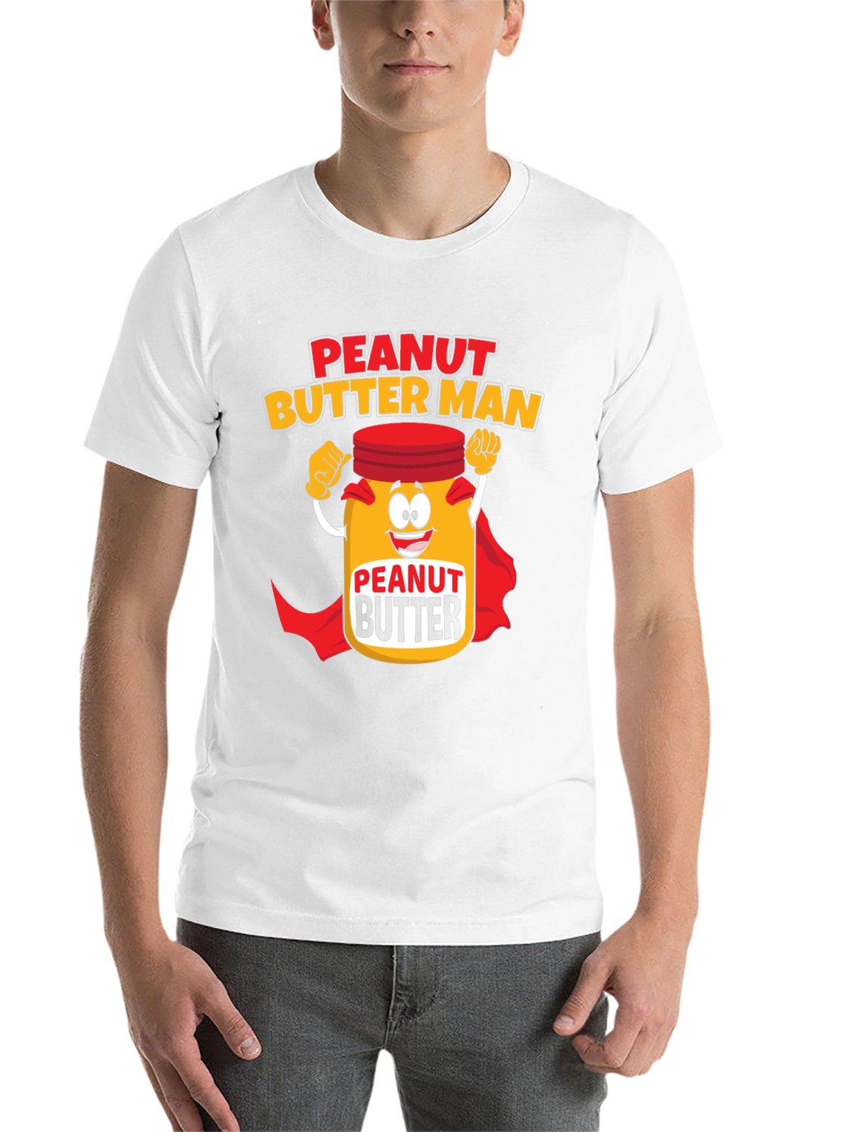 Peanut Butter Man Graphic T-Shirt
