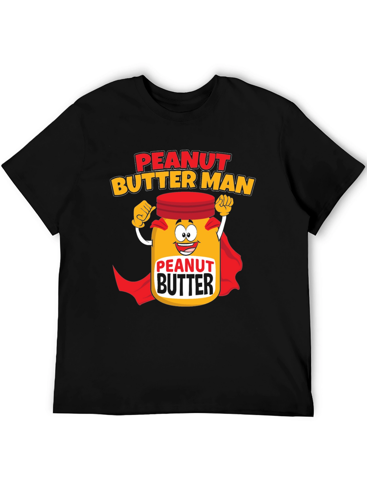 Peanut Butter Man Graphic T-Shirt