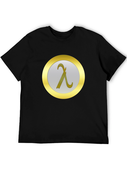 Lambda Symbol T-Shirt - Modern Minimalist Design