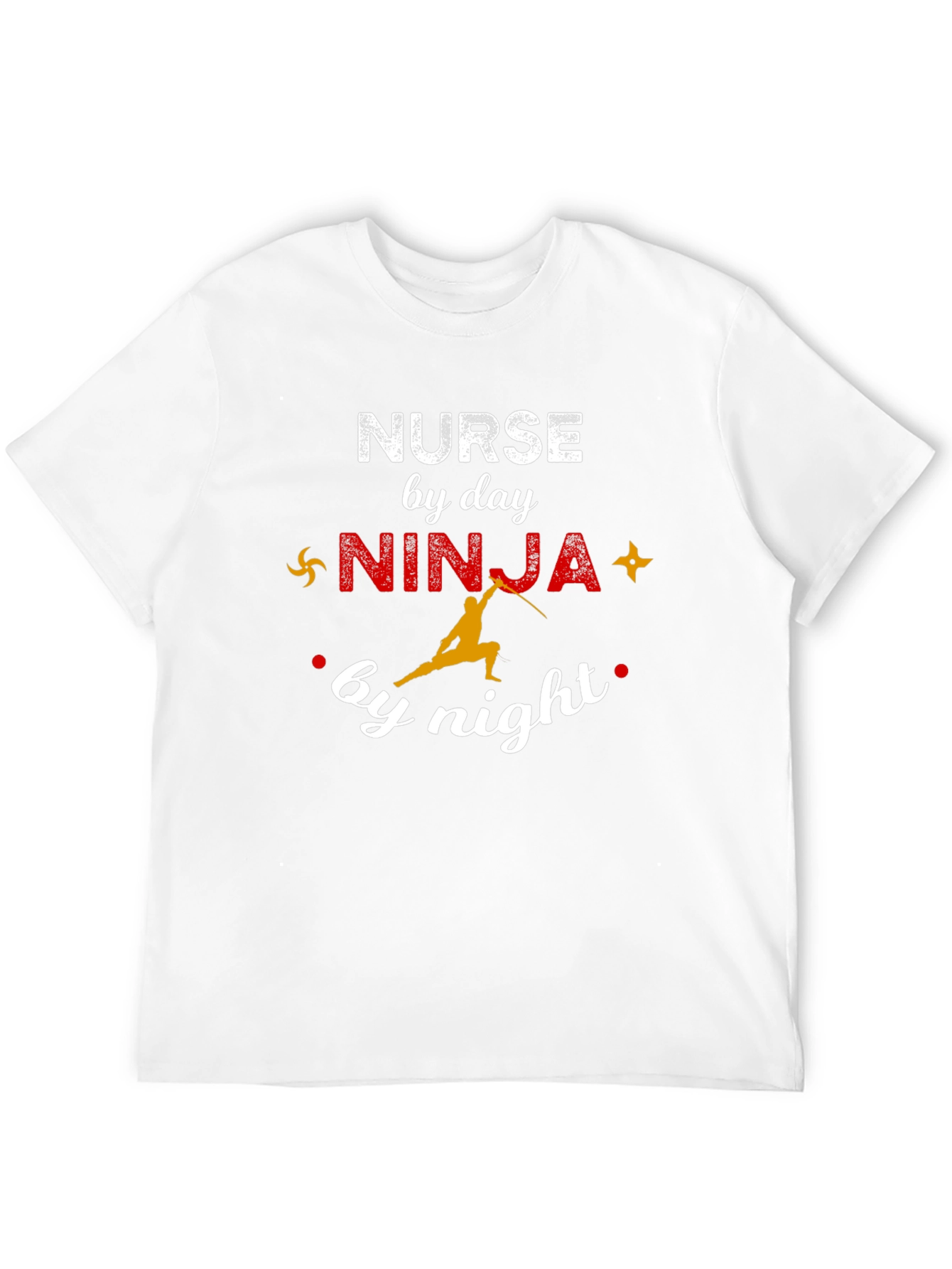 Nurse by Day Ninja by Night Graphic T-Shirt