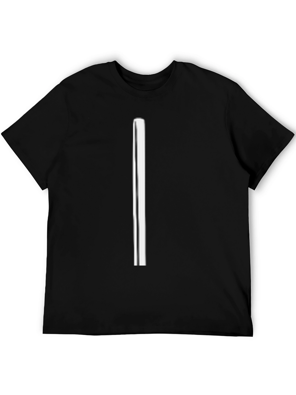 Minimalist Striped Black T-Shirt
