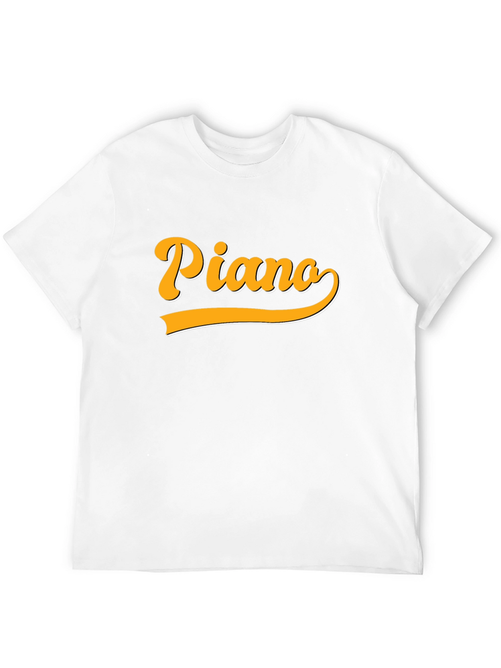Piano Retro Style Graphic T-Shirt