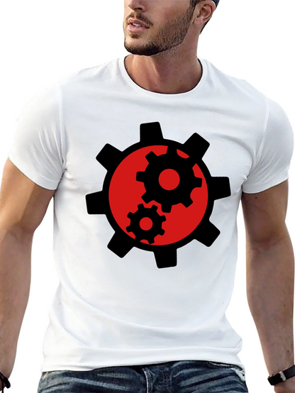 Gear Graphic Black T-Shirt