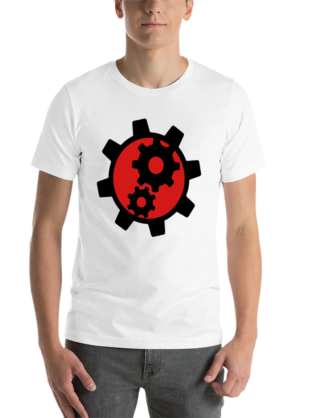 Gear Graphic Black T-Shirt