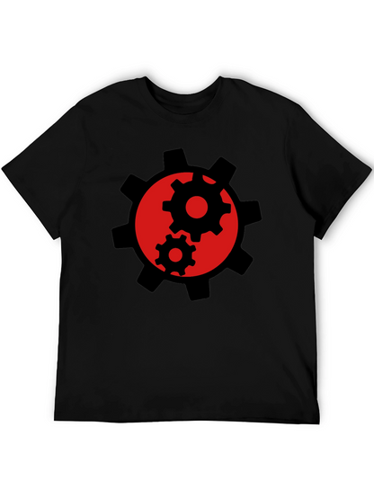 Gear Graphic Black T-Shirt