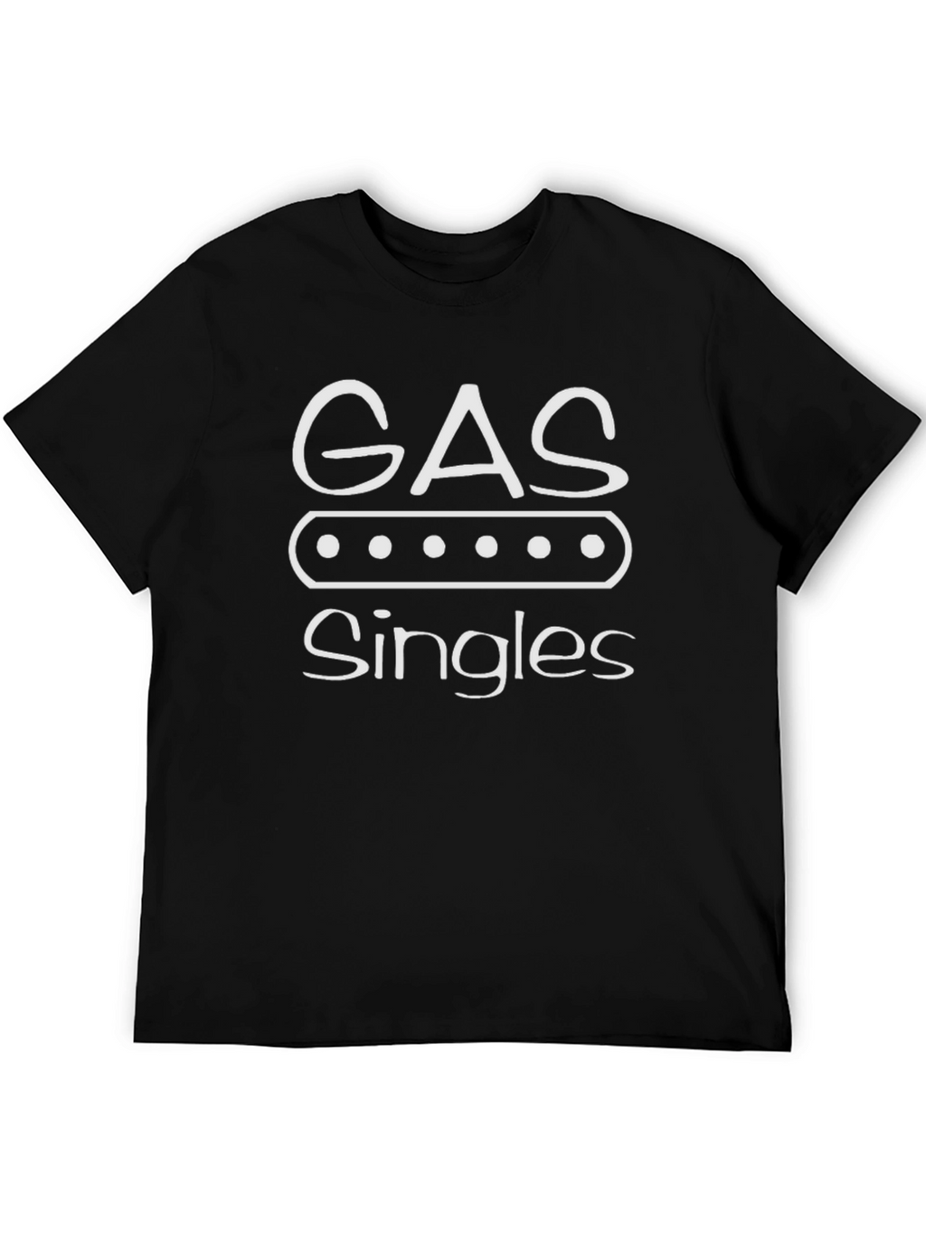 Gas Singles Graphic T-Shirt Funny Dating Tee