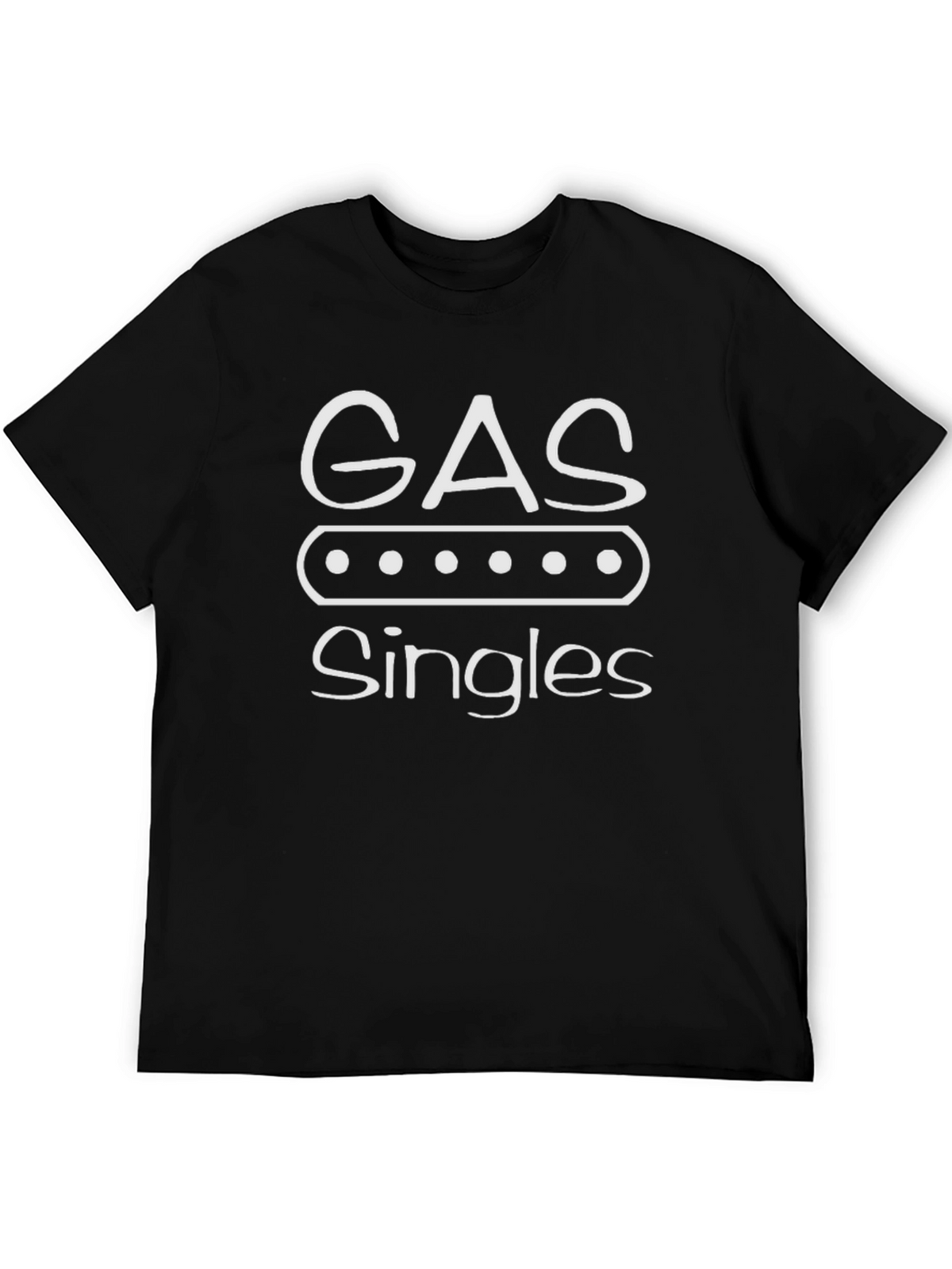 Gas Singles Graphic T-Shirt Funny Dating Tee