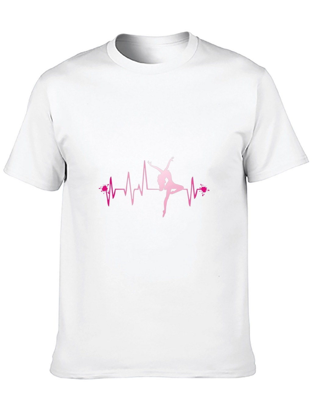Dance Heartbeat Graphic Tee - Black