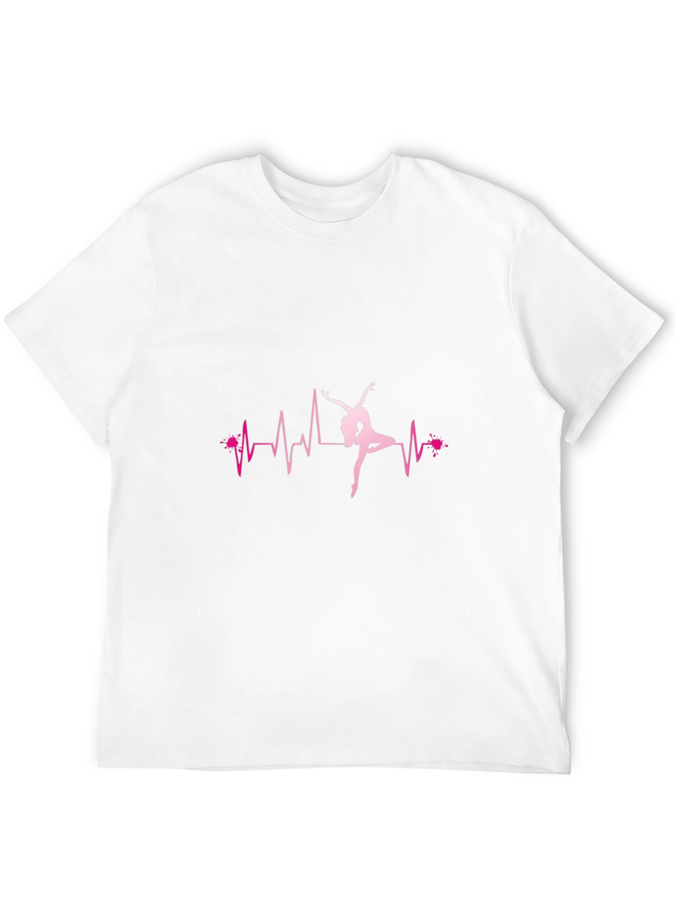 Dance Heartbeat Graphic Tee - Black