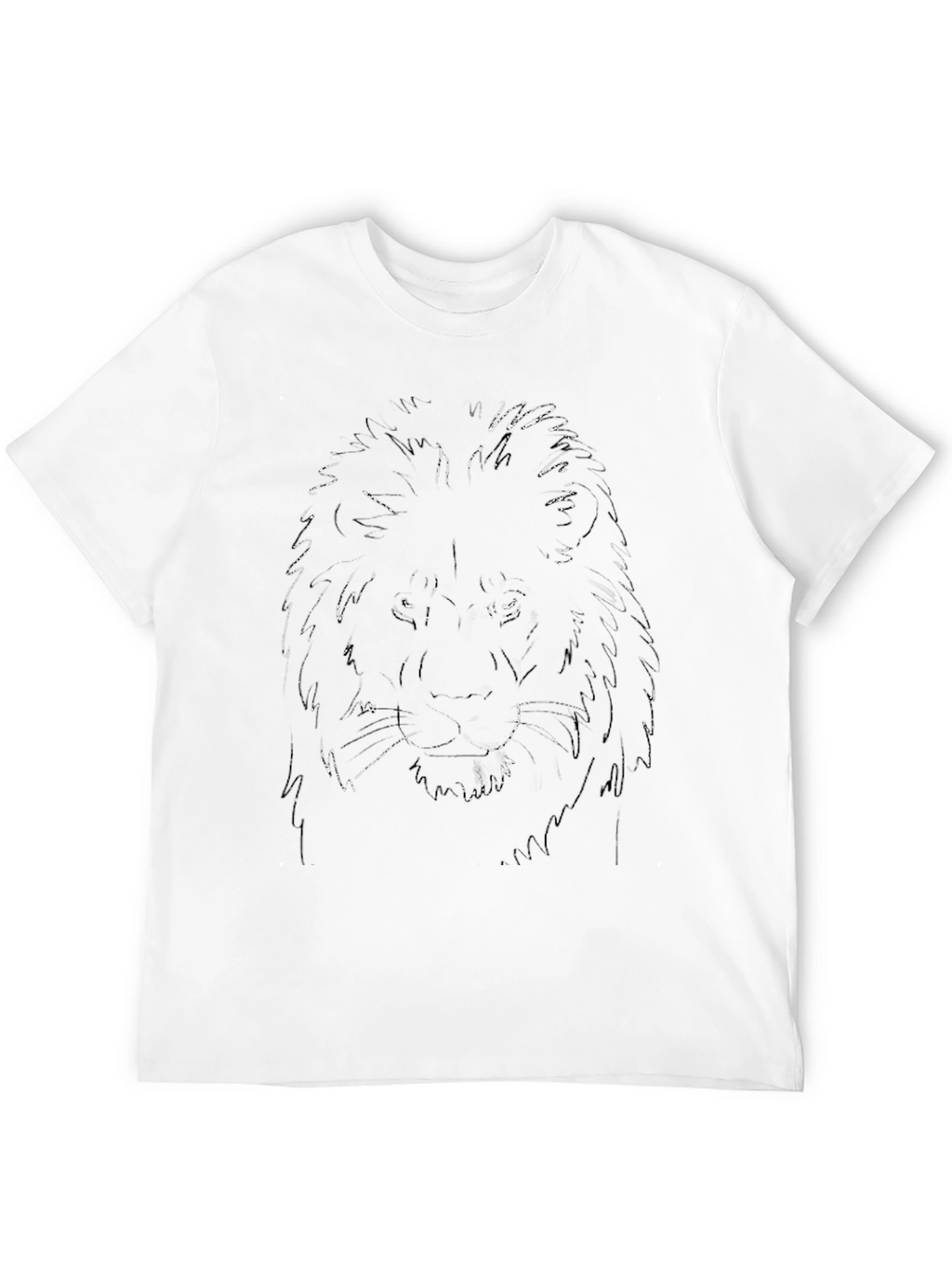 Lion Graphic Black T-Shirt