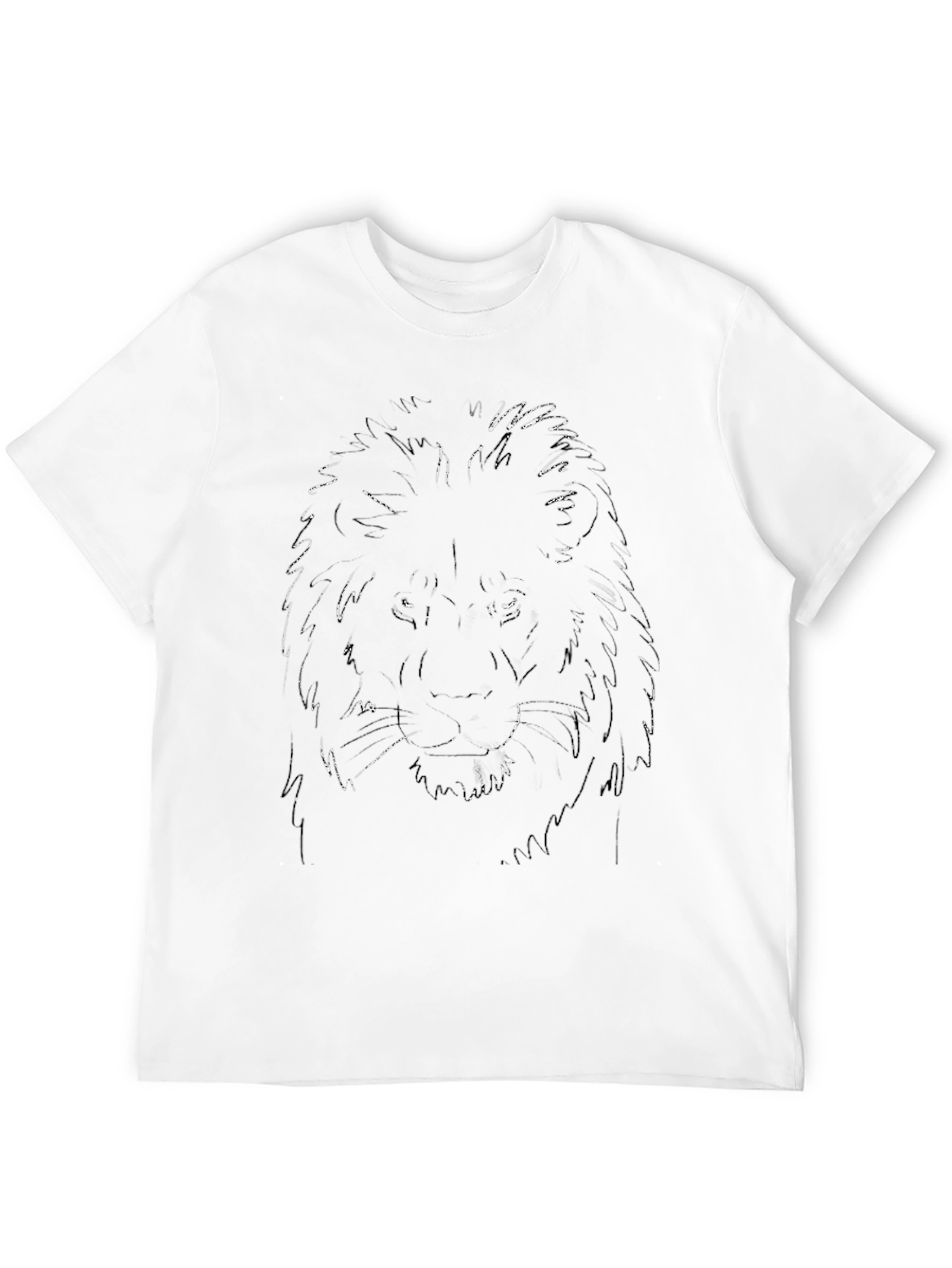 Lion Graphic Black T-Shirt