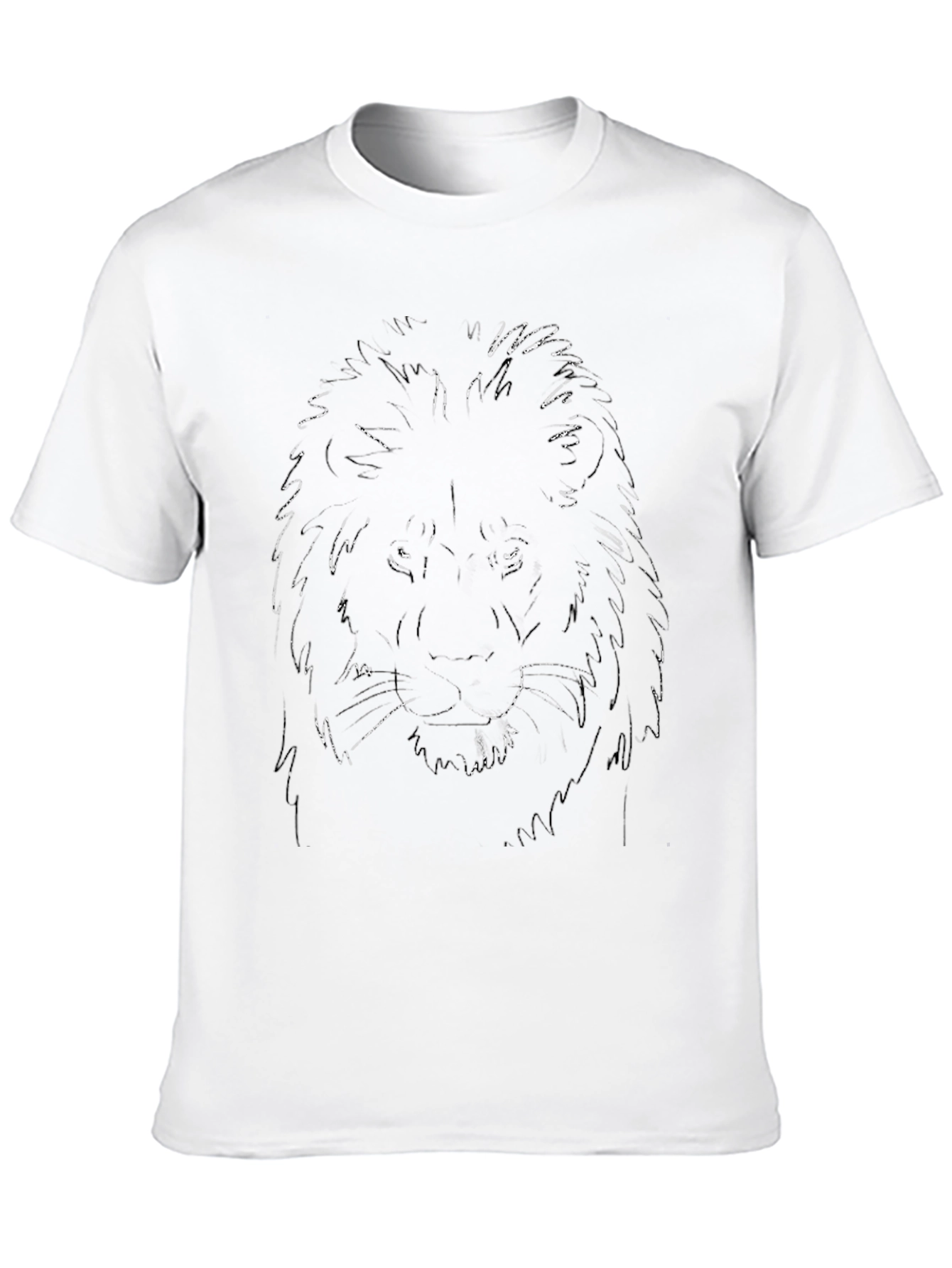 Lion Graphic Black T-Shirt
