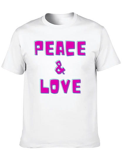 Peace & Love Graphic T-Shirt
