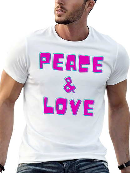 Peace & Love Graphic T-Shirt