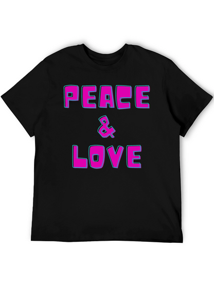 Peace & Love Graphic T-Shirt