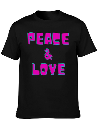 Peace & Love Graphic T-Shirt