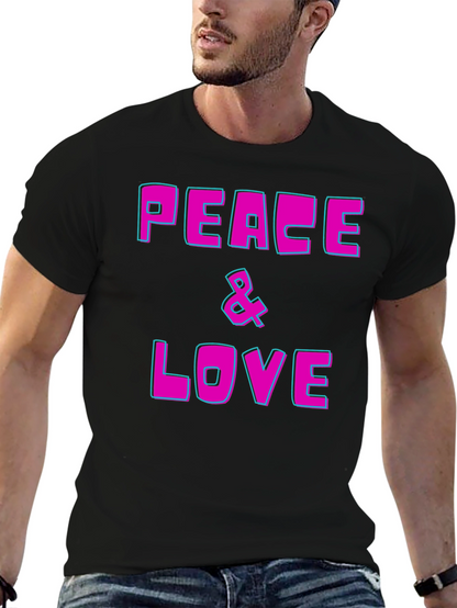 Peace & Love Graphic T-Shirt