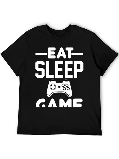 Eat Sleep Game T-Shirt - Gamer Lifestyle Tee