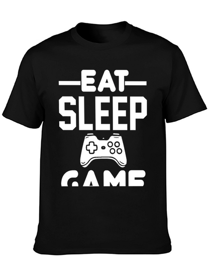 Eat Sleep Game T-Shirt - Gamer Lifestyle Tee